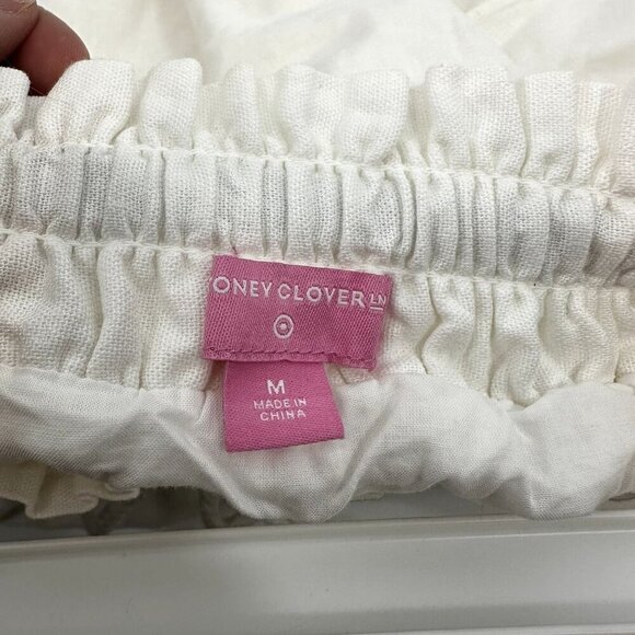 Stoney Clover for Target White Mini Skirt Tiered Size Medium - Picture 7 of 8